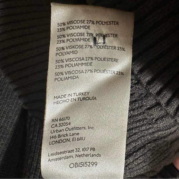 NWT Free People Oakleigh Rib Vest in Charcoal size small reg $98 - Picture 14 of 14